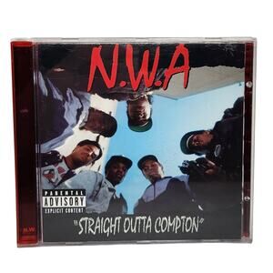 NWA Straight Outta Compton Remastered W/ Bonus Tracks Tested CD 2002 Pre-owned